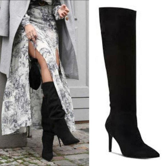 Steve Madden Shoes - NWOB Steve Madden Faux Suede Tall Boots